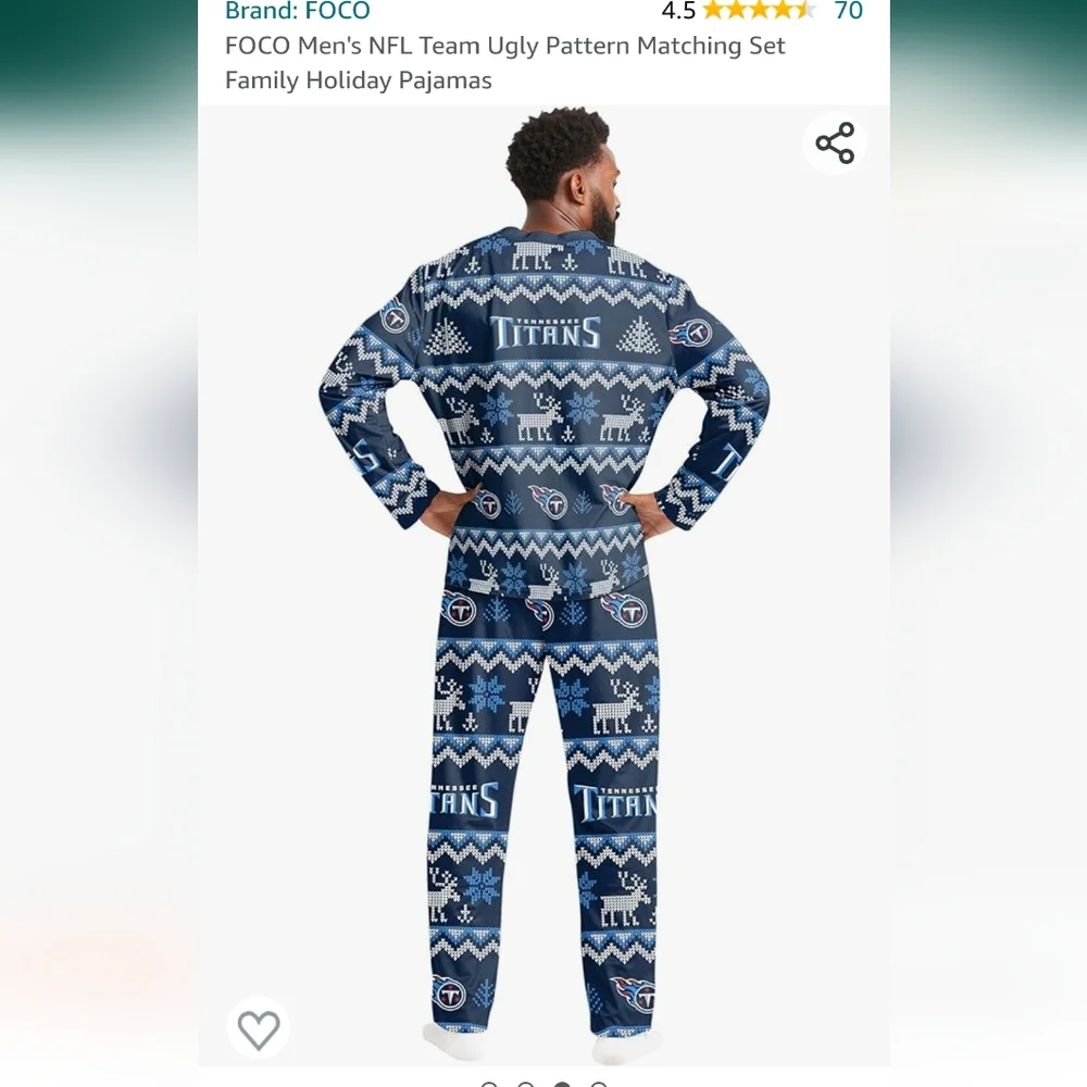 NFL PAJAMAS - Picture 1 of 3